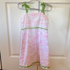 Lilly Pulitzer Pink and White Dress